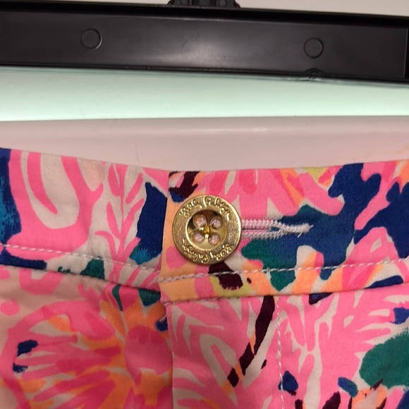 Lilly Pulitzer Marii Bright Coral Lace Skort - Picture 2 of 4